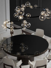 Load image into Gallery viewer, INSPIRA LIFESTYLES - Bubbles Ring Chandelier - ABSTRACT LIGHT, ACCENT LIGHT, BUBBLE CHANDELIER, BUBBLE LIGHT, CHANDELIER, GLASS GLOBE CHANDELIER, GLOBE CHANDELIER, LED CHANDELIER, LED LIGHT, LIGHT, LIGHT FIXTURE, LIGHTING, LIGHTS, MODERN CHANDELIER, MODERN PENDANT, PENDANT LIGHT, SCULPTURAL LIGHT