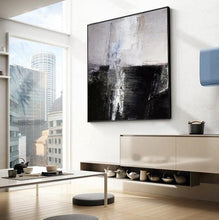 Load image into Gallery viewer, INSPIRA LIFESTYLES - Urbane Abstract Oil Painting - ABSTRACT ART, ART, CANVAS ART, CONTEMPORARY ART, CONTEMPORARY PAINTING, FRAMED ART, HANGING ART, LARGE PAINTING, LARGE SCALE PAINTING, MODERN ART, OIL PAINTING, PAINTING, UNFRAMED ART, WALL ART