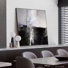 Load image into Gallery viewer, INSPIRA LIFESTYLES - Urbane Abstract Oil Painting - ABSTRACT ART, ART, CANVAS ART, CONTEMPORARY ART, CONTEMPORARY PAINTING, FRAMED ART, HANGING ART, LARGE PAINTING, LARGE SCALE PAINTING, MODERN ART, OIL PAINTING, PAINTING, UNFRAMED ART, WALL ART