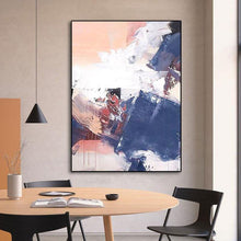 Load image into Gallery viewer, INSPIRA LIFESTYLES - Belieu Set of 2 Abstract Oil Paintings - ABSTRACT ART, ART, CANVAS ART, CONTEMPORARY ART, CONTEMPORARY PAINTING, FRAMED ART, HANGING ART, LARGE PAINTING, LARGE SCALE ART, MODERN ART, OIL PAINTING, PAINTING, PINK BLUE ART, UNFRAMED ART, WALL ART