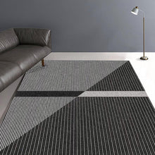 Load image into Gallery viewer, INSPIRA LIFESTYLES - Diagonal Contrast Stripe Area Rug - ACCENT RUG, AREA RUG, BEDROOM CARPET, BEDROOM RUG, DINING ROOM CARPET, DINING ROOM RUG, FLOOR COVERING, FLOOR MAT, GEOMETRIC RUG, HOTEL CARPET, LIVING ROOM CARPET, LIVING ROOM RUG, MINIMAL RUG, MODERN RUG, OFFICE CARPET, PILE CARPET, POLYESTER RUG, RUG, RUGS, SIMPLE RUG, STRIPE RUG, WOVEN RUG