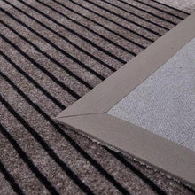 Load image into Gallery viewer, INSPIRA LIFESTYLES - Minimalist Gray Stripe Area Rug - ACCENT RUG, AREA RUG, BEDROOM CARPET, BEDROOM RUG, DINING ROOM CARPET, DINING ROOM RUG, FLOOR COVERING, FLOOR MAT, GEOMETRIC RUG, HOTEL CARPET, LIVING ROOM CARPET, LIVING ROOM RUG, MINIMAL RUG, MODERN RUG, OFFICE CARPET, PILE CARPET, POLYESTER RUG, RUG, RUGS, SIMPLE RUG, STRIPE RUG, WOVEN RUG