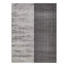 Load image into Gallery viewer, INSPIRA LIFESTYLES - Minimalist Gray Stripe Area Rug - ACCENT RUG, AREA RUG, BEDROOM CARPET, BEDROOM RUG, DINING ROOM CARPET, DINING ROOM RUG, FLOOR COVERING, FLOOR MAT, GEOMETRIC RUG, HOTEL CARPET, LIVING ROOM CARPET, LIVING ROOM RUG, MINIMAL RUG, MODERN RUG, OFFICE CARPET, PILE CARPET, POLYESTER RUG, RUG, RUGS, SIMPLE RUG, STRIPE RUG, WOVEN RUG