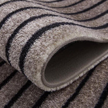 Load image into Gallery viewer, INSPIRA LIFESTYLES - Minimalist Gray Stripe Area Rug - ACCENT RUG, AREA RUG, BEDROOM CARPET, BEDROOM RUG, DINING ROOM CARPET, DINING ROOM RUG, FLOOR COVERING, FLOOR MAT, GEOMETRIC RUG, HOTEL CARPET, LIVING ROOM CARPET, LIVING ROOM RUG, MINIMAL RUG, MODERN RUG, OFFICE CARPET, PILE CARPET, POLYESTER RUG, RUG, RUGS, SIMPLE RUG, STRIPE RUG, WOVEN RUG