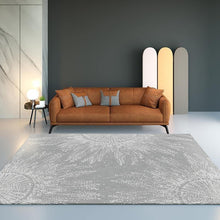 Load image into Gallery viewer, INSPIRA LIFESTYLES - Organic Starburst Area Rug - ACCENT RUG, AREA RUG, BEDROOM CARPET, BEDROOM RUG, DINING ROOM CARPET, DINING ROOM RUG, FLOOR COVERING, FLOOR MAT, HOTEL CARPET, LIGHT GRAY RUG, LIVING ROOM CARPET, LIVING ROOM RUG, MODERN RUG, ORGANIC RUG, PILE CARPET, POLYESTER RUG, RUG, RUGS, WOVEN RUG
