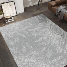 Load image into Gallery viewer, INSPIRA LIFESTYLES - Organic Starburst Area Rug - ACCENT RUG, AREA RUG, BEDROOM CARPET, BEDROOM RUG, DINING ROOM CARPET, DINING ROOM RUG, FLOOR COVERING, FLOOR MAT, HOTEL CARPET, LIGHT GRAY RUG, LIVING ROOM CARPET, LIVING ROOM RUG, MODERN RUG, ORGANIC RUG, PILE CARPET, POLYESTER RUG, RUG, RUGS, WOVEN RUG