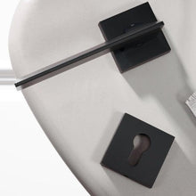 Load image into Gallery viewer, INSPIRA LIFESTYLES - Zane Door Lever Sets - DOOR FURNITURE, DOOR HARDWARE, DOOR LEVER, DOOR LOCK KEY, DOOR LOCK SET, DOOR PULL, DOOR PULLS, LEVER, LEVER DOOR HANDLE, LEVER LOCK SET, MATTE BLACK DOOR HANDLES, MATTE BLACK LEVERS, MODERN DOOR HANDLES, MORTISE LOCK, THUMB TURN LOCK, TUBULAR COIN LOCK