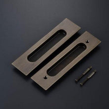 Load image into Gallery viewer, INSPIRA LIFESTYLES - Luke Recessed Door Handle - DOOR FURNITURE, DOOR HARDWARE, DOOR LEVER, DOOR LOCK KEY, DOOR LOCK SET, DOOR PULL, DOOR PULLS, LEVER, MODERN DOOR HANDLES, RECESSED DOOR HARDWARE, RECESSED SLIDING DOOR HANDLE, RECESSED SLIDING DOOR PULL, SLIDING DOOR HANDLE, SLIDING DOOR PULL