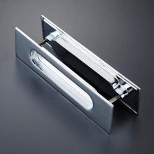 Load image into Gallery viewer, INSPIRA LIFESTYLES - Luke Recessed Door Handle - DOOR FURNITURE, DOOR HARDWARE, DOOR LEVER, DOOR LOCK KEY, DOOR LOCK SET, DOOR PULL, DOOR PULLS, LEVER, MODERN DOOR HANDLES, RECESSED DOOR HARDWARE, RECESSED SLIDING DOOR HANDLE, RECESSED SLIDING DOOR PULL, SLIDING DOOR HANDLE, SLIDING DOOR PULL