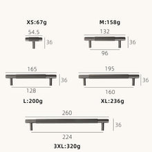 Load image into Gallery viewer, INSPIRA LIFESTYLES - Reed II Knob & Pull Handles - BATHROOM HARDWARE, BRASS HARDWARE, CABINET HARDWARE, CABINET PULL, CLOSET PULL, DOOR PULL, DOOR PULLS, DRAWER PULL, DRAWER PULLS, FURNITURE HANDLES, FURNITURE KNOBS, FURNITURE PULL, HARDWARE, KITCHEN HARDWARE, KNOBS, MODERN HARDWARE, PULLS, WARDROBE HARDWARE
