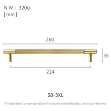 Load image into Gallery viewer, INSPIRA LIFESTYLES - Reed II Knob & Pull Handles - BATHROOM HARDWARE, BRASS HARDWARE, CABINET HARDWARE, CABINET PULL, CLOSET PULL, DOOR PULL, DOOR PULLS, DRAWER PULL, DRAWER PULLS, FURNITURE HANDLES, FURNITURE KNOBS, FURNITURE PULL, HARDWARE, KITCHEN HARDWARE, KNOBS, MODERN HARDWARE, PULLS, WARDROBE HARDWARE