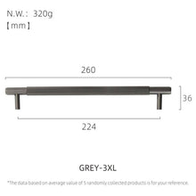 Load image into Gallery viewer, INSPIRA LIFESTYLES - Reed II Knob & Pull Handles - BATHROOM HARDWARE, BRASS HARDWARE, CABINET HARDWARE, CABINET PULL, CLOSET PULL, DOOR PULL, DOOR PULLS, DRAWER PULL, DRAWER PULLS, FURNITURE HANDLES, FURNITURE KNOBS, FURNITURE PULL, HARDWARE, KITCHEN HARDWARE, KNOBS, MODERN HARDWARE, PULLS, WARDROBE HARDWARE