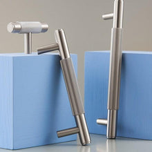 Load image into Gallery viewer, INSPIRA LIFESTYLES - Reed Knob & Pull Handles - BATHROOM HARDWARE, BRASS HARDWARE, CABINET HARDWARE, CABINET PULL, CLOSET PULL, DOOR PULL, DOOR PULLS, DRAWER PULL, DRAWER PULLS, FURNITURE HANDLES, FURNITURE KNOBS, FURNITURE PULL, HARDWARE, KITCHEN HARDWARE, KNOBS, MODERN HARDWARE, PULLS, SATIN NICKEL DOOR PULL, SATIN NICKEL DRAWER PULLS, SATIN NICKEL HARDWARE, WARDROBE HARDWARE