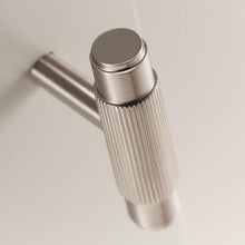 Load image into Gallery viewer, INSPIRA LIFESTYLES - Reed Knob & Pull Handles - BATHROOM HARDWARE, BRASS HARDWARE, CABINET HARDWARE, CABINET PULL, CLOSET PULL, DOOR PULL, DOOR PULLS, DRAWER PULL, DRAWER PULLS, FURNITURE HANDLES, FURNITURE KNOBS, FURNITURE PULL, HARDWARE, KITCHEN HARDWARE, KNOBS, MODERN HARDWARE, PULLS, SATIN NICKEL DOOR PULL, SATIN NICKEL DRAWER PULLS, SATIN NICKEL HARDWARE, WARDROBE HARDWARE