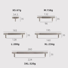 Load image into Gallery viewer, INSPIRA LIFESTYLES - Reed Knob & Pull Handles - BATHROOM HARDWARE, BRASS HARDWARE, CABINET HARDWARE, CABINET PULL, CLOSET PULL, DOOR PULL, DOOR PULLS, DRAWER PULL, DRAWER PULLS, FURNITURE HANDLES, FURNITURE KNOBS, FURNITURE PULL, HARDWARE, KITCHEN HARDWARE, KNOBS, MODERN HARDWARE, PULLS, SATIN NICKEL DOOR PULL, SATIN NICKEL DRAWER PULLS, SATIN NICKEL HARDWARE, WARDROBE HARDWARE