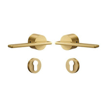 Load image into Gallery viewer, INSPIRA LIFESTYLES - Rhys Door Lever Sets - DOOR FURNITURE, DOOR HARDWARE, DOOR LEVER, DOOR LOCK KEY, DOOR LOCK SET, DOOR PULL, DOOR PULLS, LEVER, LEVER DOOR HANDLE, LEVER LOCK SET, MODERN DOOR HANDLES, MORTISE LOCK, THUMB TURN LOCK, TUBULAR COIN LOCK