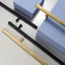 Load image into Gallery viewer, INSPIRA LIFESTYLES - Marc Long Pull Handles - BRASS HARDWARE, CABINET HARDWARE, CABINET PULL, CLOSET PULL, DOOR PULL, DOOR PULLS, DRAWER PULL, DRAWER PULLS, FURNITURE HANDLES, FURNITURE KNOBS, HARDWARE, KNOBS, LONG DOOR PULLS, LONG DRAWER PULLS, LONG PULL HANDLES, PULLS