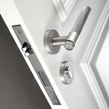 Load image into Gallery viewer, INSPIRA LIFESTYLES - Marv Door Lever Sets - DOOR FURNITURE, DOOR HARDWARE, DOOR LEVER, DOOR LOCK KEY, DOOR LOCK SET, DOOR PULL, DOOR PULLS, KNURLED HANDLES, KNURLED HARDWARE, LEVER, LEVER DOOR HANDLE, LEVER LOCK SET, MODERN DOOR HANDLES, MORTISE LOCK SET, SATIN NICKEL DOOR LEVER, THUMB TURN LOCK, TUBULAR COIN LOCK