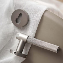 Load image into Gallery viewer, INSPIRA LIFESTYLES - Marv Door Lever Sets - DOOR FURNITURE, DOOR HARDWARE, DOOR LEVER, DOOR LOCK KEY, DOOR LOCK SET, DOOR PULL, DOOR PULLS, KNURLED HANDLES, KNURLED HARDWARE, LEVER, LEVER DOOR HANDLE, LEVER LOCK SET, MODERN DOOR HANDLES, MORTISE LOCK SET, SATIN NICKEL DOOR LEVER, THUMB TURN LOCK, TUBULAR COIN LOCK