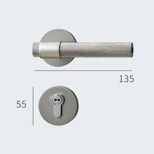Load image into Gallery viewer, INSPIRA LIFESTYLES - Marv Door Lever Sets - DOOR FURNITURE, DOOR HARDWARE, DOOR LEVER, DOOR LOCK KEY, DOOR LOCK SET, DOOR PULL, DOOR PULLS, KNURLED HANDLES, KNURLED HARDWARE, LEVER, LEVER DOOR HANDLE, LEVER LOCK SET, MODERN DOOR HANDLES, MORTISE LOCK SET, SATIN NICKEL DOOR LEVER, THUMB TURN LOCK, TUBULAR COIN LOCK