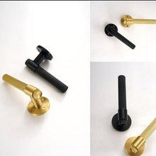 Load image into Gallery viewer, INSPIRA LIFESTYLES - Marc II Door Lever Sets - DOOR FURNITURE, DOOR HARDWARE, DOOR LEVER, DOOR LOCK KEY, DOOR LOCK SET, DOOR PULL, DOOR PULLS, KNURLED DOOR PULLS, KNURLED HANDLES, LEVER, LEVER DOOR HANDLE, LEVER LOCK SET, MODERN DOOR HANDLES, MORTISE LOCK, THUMB TURN LOCK, TUBULAR COIN LOCK