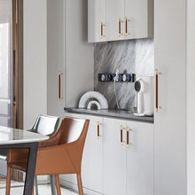 Load image into Gallery viewer, INSPIRA LIFESTYLES - Tom Knob & Pull Handles - CABINET HARDWARE, DOOR NUMBER, DRAWER PULLS, FURNITURE HANDLES, GOLD, HANDLES, HARDWARE, KNOBS, LEATHER HARDWARE, LEATHER PULLS, METAL HARDWARE, PULLS