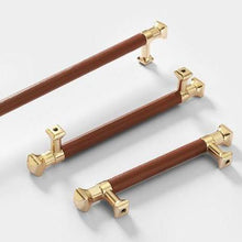 Load image into Gallery viewer, INSPIRA LIFESTYLES - Tom Knob & Pull Handles - CABINET HARDWARE, DOOR NUMBER, DRAWER PULLS, FURNITURE HANDLES, GOLD, HANDLES, HARDWARE, KNOBS, LEATHER HARDWARE, LEATHER PULLS, METAL HARDWARE, PULLS