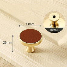 Load image into Gallery viewer, INSPIRA LIFESTYLES - Tom Knob & Pull Handles - CABINET HARDWARE, DOOR NUMBER, DRAWER PULLS, FURNITURE HANDLES, GOLD, HANDLES, HARDWARE, KNOBS, LEATHER HARDWARE, LEATHER PULLS, METAL HARDWARE, PULLS
