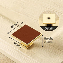 Load image into Gallery viewer, INSPIRA LIFESTYLES - Tom Knob & Pull Handles - CABINET HARDWARE, DOOR NUMBER, DRAWER PULLS, FURNITURE HANDLES, GOLD, HANDLES, HARDWARE, KNOBS, LEATHER HARDWARE, LEATHER PULLS, METAL HARDWARE, PULLS