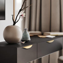 Load image into Gallery viewer, INSPIRA LIFESTYLES - Fin Pull Handles - CABINET HARDWARE, CABINET PULLS, CLOSET PULL, DECORATIVE PULL, DOOR PULL, DRAWER PULL, DRAWER PULLS, FURNITURE PULL, HANDLES, HARDWARE, KNOBS, METAL HARDWARE, PULLS