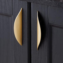 Load image into Gallery viewer, INSPIRA LIFESTYLES - Fin Pull Handles - CABINET HARDWARE, CABINET PULLS, CLOSET PULL, DECORATIVE PULL, DOOR PULL, DRAWER PULL, DRAWER PULLS, FURNITURE PULL, HANDLES, HARDWARE, KNOBS, METAL HARDWARE, PULLS