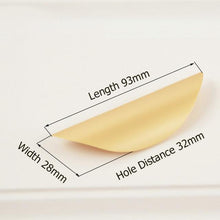 Load image into Gallery viewer, INSPIRA LIFESTYLES - Fin Pull Handles - CABINET HARDWARE, CABINET PULLS, CLOSET PULL, DECORATIVE PULL, DOOR PULL, DRAWER PULL, DRAWER PULLS, FURNITURE PULL, HANDLES, HARDWARE, KNOBS, METAL HARDWARE, PULLS