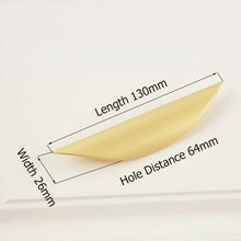 Load image into Gallery viewer, INSPIRA LIFESTYLES - Fin Pull Handles - CABINET HARDWARE, CABINET PULLS, CLOSET PULL, DECORATIVE PULL, DOOR PULL, DRAWER PULL, DRAWER PULLS, FURNITURE PULL, HANDLES, HARDWARE, KNOBS, METAL HARDWARE, PULLS