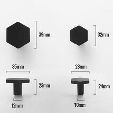 Load image into Gallery viewer, INSPIRA LIFESTYLES - Hex Knob Handles - CABINET HARDWARE, CABINET PULLS, CLOSET PULL, DECORATIVE PULL, DOOR PULL, DOOR PULLS, DRAWER PULL, DRAWER PULLS, FURNITURE KNOBS, HANDLES, HARDWARE, KNOBS, METAL HARDWARE, PULLS
