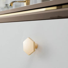 Load image into Gallery viewer, INSPIRA LIFESTYLES - Hex Knob Handles - CABINET HARDWARE, CABINET PULLS, CLOSET PULL, DECORATIVE PULL, DOOR PULL, DOOR PULLS, DRAWER PULL, DRAWER PULLS, FURNITURE KNOBS, HANDLES, HARDWARE, KNOBS, METAL HARDWARE, PULLS