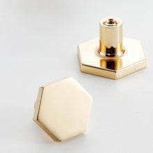 Load image into Gallery viewer, INSPIRA LIFESTYLES - Hex Knob Handles - CABINET HARDWARE, CABINET PULLS, CLOSET PULL, DECORATIVE PULL, DOOR PULL, DOOR PULLS, DRAWER PULL, DRAWER PULLS, FURNITURE KNOBS, HANDLES, HARDWARE, KNOBS, METAL HARDWARE, PULLS