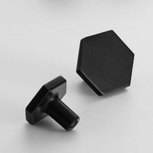 Load image into Gallery viewer, INSPIRA LIFESTYLES - Hex Knob Handles - CABINET HARDWARE, CABINET PULLS, CLOSET PULL, DECORATIVE PULL, DOOR PULL, DOOR PULLS, DRAWER PULL, DRAWER PULLS, FURNITURE KNOBS, HANDLES, HARDWARE, KNOBS, METAL HARDWARE, PULLS