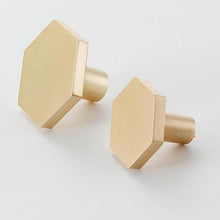 Load image into Gallery viewer, INSPIRA LIFESTYLES - Hex Knob Handles - CABINET HARDWARE, CABINET PULLS, CLOSET PULL, DECORATIVE PULL, DOOR PULL, DOOR PULLS, DRAWER PULL, DRAWER PULLS, FURNITURE KNOBS, HANDLES, HARDWARE, KNOBS, METAL HARDWARE, PULLS