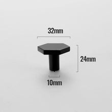 Load image into Gallery viewer, INSPIRA LIFESTYLES - Hex Knob Handles - CABINET HARDWARE, CABINET PULLS, CLOSET PULL, DECORATIVE PULL, DOOR PULL, DOOR PULLS, DRAWER PULL, DRAWER PULLS, FURNITURE KNOBS, HANDLES, HARDWARE, KNOBS, METAL HARDWARE, PULLS