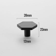 Load image into Gallery viewer, INSPIRA LIFESTYLES - Hex Knob Handles - CABINET HARDWARE, CABINET PULLS, CLOSET PULL, DECORATIVE PULL, DOOR PULL, DOOR PULLS, DRAWER PULL, DRAWER PULLS, FURNITURE KNOBS, HANDLES, HARDWARE, KNOBS, METAL HARDWARE, PULLS
