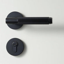Load image into Gallery viewer, INSPIRA LIFESTYLES - Reed II Door Lever Sets - DOOR FURNITURE, DOOR HARDWARE, DOOR LEVER, DOOR LOCK KEY, DOOR LOCK SET, DOOR PULL, DOOR PULLS, LEVER, LEVER DOOR HANDLE, LEVER LOCK SET, MATTE BLACK DOOR HANDLES, MATTE BLACK HARDWARE, MODERN DOOR HANDLES, MORTISE LOCK, REEDED DOOR HANDLE, REEDED DOOR LEVER, THUMB TURN LOCK, TUBULAR COIN LOCK