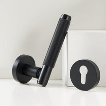 Load image into Gallery viewer, INSPIRA LIFESTYLES - Reed II Door Lever Sets - DOOR FURNITURE, DOOR HARDWARE, DOOR LEVER, DOOR LOCK KEY, DOOR LOCK SET, DOOR PULL, DOOR PULLS, LEVER, LEVER DOOR HANDLE, LEVER LOCK SET, MATTE BLACK DOOR HANDLES, MATTE BLACK HARDWARE, MODERN DOOR HANDLES, MORTISE LOCK, REEDED DOOR HANDLE, REEDED DOOR LEVER, THUMB TURN LOCK, TUBULAR COIN LOCK