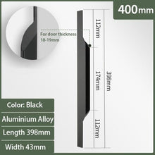 Load image into Gallery viewer, INSPIRA LIFESTYLES - Jet Long Pull Handles - BATHROOM PULLS, CABINET HARDWARE, CABINET PULL, CABINET PULLS, CLOSET PULL, DECORATIVE PULL, DOOR HARDWARE, DOOR PULL, DOOR PULLS, DRAWER PULL, DRAWER PULLS, FURNITURE PULL, HARDWARE, KITCHEN PULLS, LONG DOOR PULLS, LONG DRAWER PULLS, LONG PULL HANDLES, METAL HARDWARE, PULLS, SLIDING DOOR HARDWARE