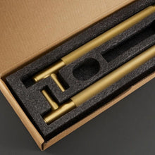 Load image into Gallery viewer, INSPIRA LIFESTYLES - Reed Long Pull Handles - BATHROOM HARDWARE, BRASS HARDWARE, CABINET HARDWARE, CABINET PULL, CLOSET PULL, DOOR PULL, DOOR PULLS, DRAWER PULL, DRAWER PULLS, FURNITURE HANDLES, FURNITURE PULL, HARDWARE, KITCHEN HARDWARE, MODERN HARDWARE, PULLS, WARDROBE HARDWARE