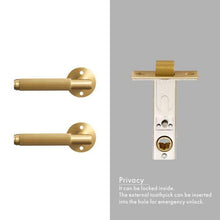 Load image into Gallery viewer, INSPIRA LIFESTYLES - Reed Door Lever Sets - DOOR FURNITURE, DOOR HARDWARE, DOOR LEVER, DOOR LOCK KEY, DOOR LOCK SET, DOOR PULL, DOOR PULLS, LEVER, LEVER DOOR HANDLE, LEVER LOCK SET, MODERN DOOR HANDLES, MORTISE LOCK, REEDED DOOR HANDLE, REEDED DOOR LEVER, THUMB TURN LOCK, TUBULAR COIN LOCK