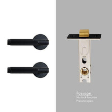 Load image into Gallery viewer, INSPIRA LIFESTYLES - Reed Door Lever Sets - DOOR FURNITURE, DOOR HARDWARE, DOOR LEVER, DOOR LOCK KEY, DOOR LOCK SET, DOOR PULL, DOOR PULLS, LEVER, LEVER DOOR HANDLE, LEVER LOCK SET, MODERN DOOR HANDLES, MORTISE LOCK, REEDED DOOR HANDLE, REEDED DOOR LEVER, THUMB TURN LOCK, TUBULAR COIN LOCK