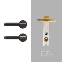 Load image into Gallery viewer, INSPIRA LIFESTYLES - Reed Door Lever Sets - DOOR FURNITURE, DOOR HARDWARE, DOOR LEVER, DOOR LOCK KEY, DOOR LOCK SET, DOOR PULL, DOOR PULLS, LEVER, LEVER DOOR HANDLE, LEVER LOCK SET, MODERN DOOR HANDLES, MORTISE LOCK, REEDED DOOR HANDLE, REEDED DOOR LEVER, THUMB TURN LOCK, TUBULAR COIN LOCK