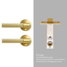 Load image into Gallery viewer, INSPIRA LIFESTYLES - Marc II Door Lever Sets - DOOR FURNITURE, DOOR HARDWARE, DOOR LEVER, DOOR LOCK KEY, DOOR LOCK SET, DOOR PULL, DOOR PULLS, KNURLED DOOR PULLS, KNURLED HANDLES, LEVER, LEVER DOOR HANDLE, LEVER LOCK SET, MODERN DOOR HANDLES, MORTISE LOCK, THUMB TURN LOCK, TUBULAR COIN LOCK