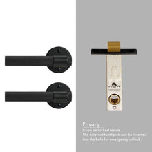 Load image into Gallery viewer, INSPIRA LIFESTYLES - Marc II Door Lever Sets - DOOR FURNITURE, DOOR HARDWARE, DOOR LEVER, DOOR LOCK KEY, DOOR LOCK SET, DOOR PULL, DOOR PULLS, KNURLED DOOR PULLS, KNURLED HANDLES, LEVER, LEVER DOOR HANDLE, LEVER LOCK SET, MODERN DOOR HANDLES, MORTISE LOCK, THUMB TURN LOCK, TUBULAR COIN LOCK