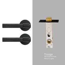 Load image into Gallery viewer, INSPIRA LIFESTYLES - Marc II Door Lever Sets - DOOR FURNITURE, DOOR HARDWARE, DOOR LEVER, DOOR LOCK KEY, DOOR LOCK SET, DOOR PULL, DOOR PULLS, KNURLED DOOR PULLS, KNURLED HANDLES, LEVER, LEVER DOOR HANDLE, LEVER LOCK SET, MODERN DOOR HANDLES, MORTISE LOCK, THUMB TURN LOCK, TUBULAR COIN LOCK